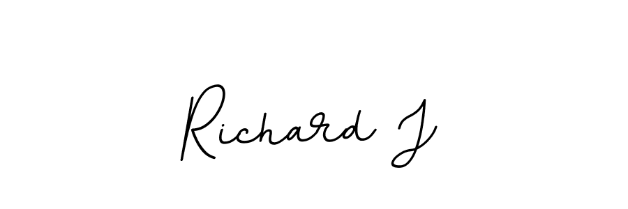 Similarly BallpointsItalic-DORy9 is the best handwritten signature design. Signature creator online .You can use it as an online autograph creator for name Richard J. Richard J signature style 11 images and pictures png