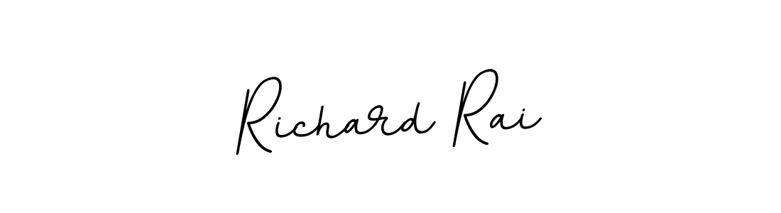 Design your own signature with our free online signature maker. With this signature software, you can create a handwritten (BallpointsItalic-DORy9) signature for name Richard Rai. Richard Rai signature style 11 images and pictures png