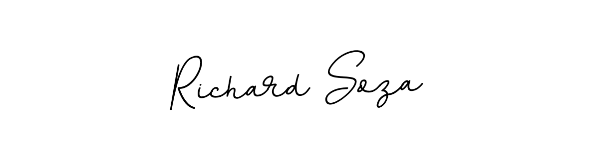 The best way (BallpointsItalic-DORy9) to make a short signature is to pick only two or three words in your name. The name Richard Soza include a total of six letters. For converting this name. Richard Soza signature style 11 images and pictures png