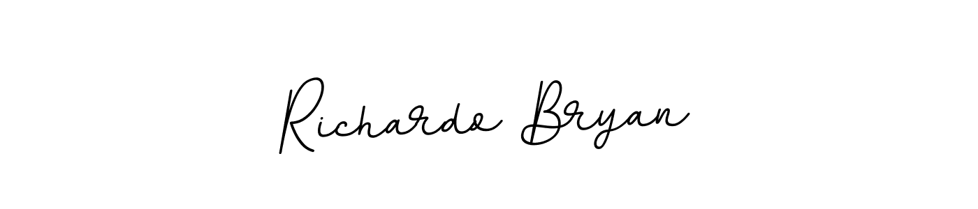 Similarly BallpointsItalic-DORy9 is the best handwritten signature design. Signature creator online .You can use it as an online autograph creator for name Richardo Bryan. Richardo Bryan signature style 11 images and pictures png