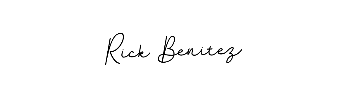 How to Draw Rick Benitez signature style? BallpointsItalic-DORy9 is a latest design signature styles for name Rick Benitez. Rick Benitez signature style 11 images and pictures png