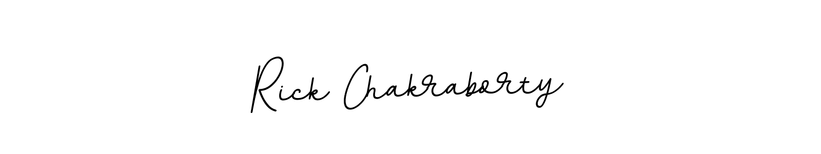 Create a beautiful signature design for name Rick Chakraborty. With this signature (BallpointsItalic-DORy9) fonts, you can make a handwritten signature for free. Rick Chakraborty signature style 11 images and pictures png