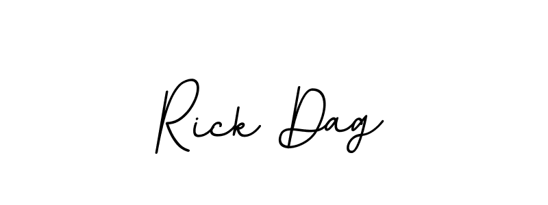 The best way (BallpointsItalic-DORy9) to make a short signature is to pick only two or three words in your name. The name Rick Dag include a total of six letters. For converting this name. Rick Dag signature style 11 images and pictures png