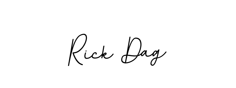 The best way (BallpointsItalic-DORy9) to make a short signature is to pick only two or three words in your name. The name Rick Dag include a total of six letters. For converting this name. Rick Dag signature style 11 images and pictures png