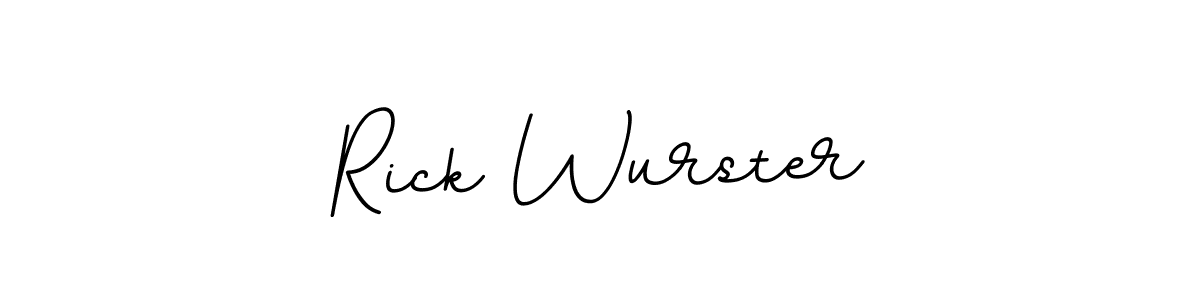 Create a beautiful signature design for name Rick Wurster. With this signature (BallpointsItalic-DORy9) fonts, you can make a handwritten signature for free. Rick Wurster signature style 11 images and pictures png