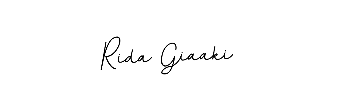 Design your own signature with our free online signature maker. With this signature software, you can create a handwritten (BallpointsItalic-DORy9) signature for name Rida Giaaki. Rida Giaaki signature style 11 images and pictures png