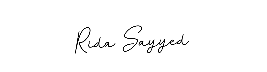 BallpointsItalic-DORy9 is a professional signature style that is perfect for those who want to add a touch of class to their signature. It is also a great choice for those who want to make their signature more unique. Get Rida Sayyed name to fancy signature for free. Rida Sayyed signature style 11 images and pictures png