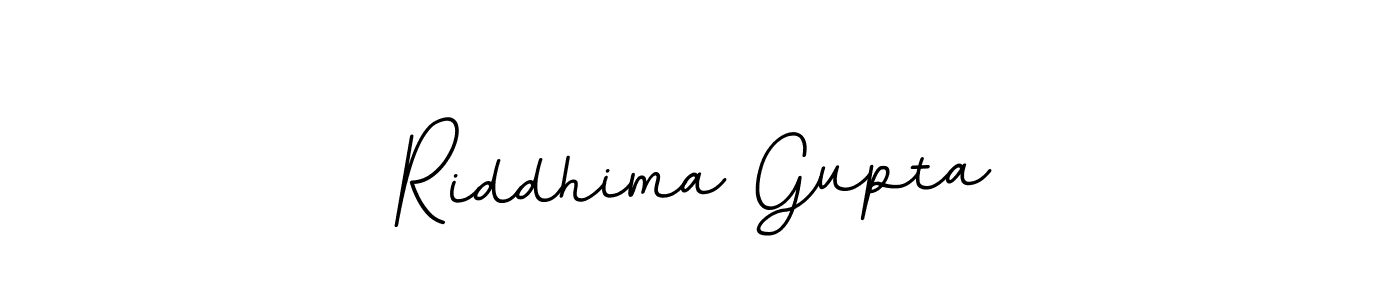 Riddhima Gupta stylish signature style. Best Handwritten Sign (BallpointsItalic-DORy9) for my name. Handwritten Signature Collection Ideas for my name Riddhima Gupta. Riddhima Gupta signature style 11 images and pictures png