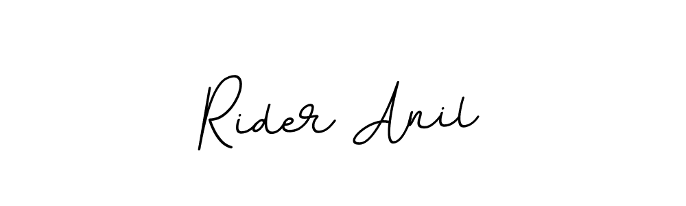 How to make Rider Anil name signature. Use BallpointsItalic-DORy9 style for creating short signs online. This is the latest handwritten sign. Rider Anil signature style 11 images and pictures png