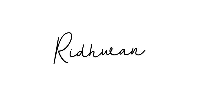 How to make Ridhwan name signature. Use BallpointsItalic-DORy9 style for creating short signs online. This is the latest handwritten sign. Ridhwan signature style 11 images and pictures png