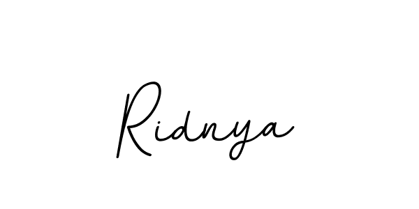 Use a signature maker to create a handwritten signature online. With this signature software, you can design (BallpointsItalic-DORy9) your own signature for name Ridnya. Ridnya signature style 11 images and pictures png