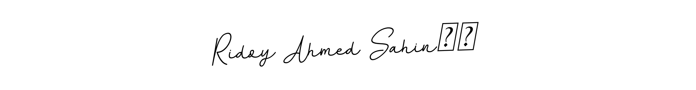 Make a beautiful signature design for name Ridoy Ahmed Sahin❤️. Use this online signature maker to create a handwritten signature for free. Ridoy Ahmed Sahin❤️ signature style 11 images and pictures png