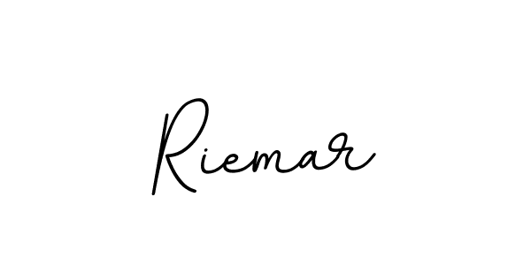 Use a signature maker to create a handwritten signature online. With this signature software, you can design (BallpointsItalic-DORy9) your own signature for name Riemar. Riemar signature style 11 images and pictures png