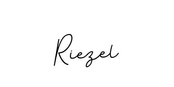 Create a beautiful signature design for name Riezel. With this signature (BallpointsItalic-DORy9) fonts, you can make a handwritten signature for free. Riezel signature style 11 images and pictures png