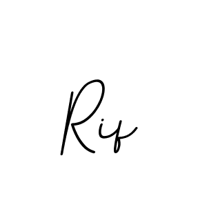 Create a beautiful signature design for name Rif. With this signature (BallpointsItalic-DORy9) fonts, you can make a handwritten signature for free. Rif signature style 11 images and pictures png