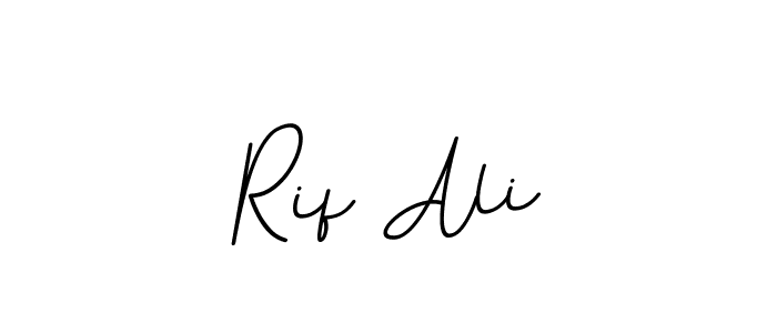 Rif Ali stylish signature style. Best Handwritten Sign (BallpointsItalic-DORy9) for my name. Handwritten Signature Collection Ideas for my name Rif Ali. Rif Ali signature style 11 images and pictures png
