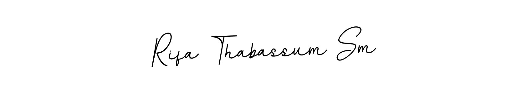 How to make Rifa Thabassum Sm signature? BallpointsItalic-DORy9 is a professional autograph style. Create handwritten signature for Rifa Thabassum Sm name. Rifa Thabassum Sm signature style 11 images and pictures png