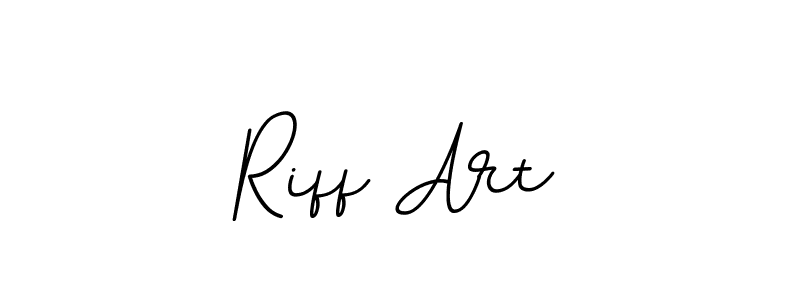 Design your own signature with our free online signature maker. With this signature software, you can create a handwritten (BallpointsItalic-DORy9) signature for name Riff Art. Riff Art signature style 11 images and pictures png