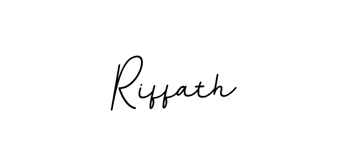 Make a beautiful signature design for name Riffath. With this signature (BallpointsItalic-DORy9) style, you can create a handwritten signature for free. Riffath signature style 11 images and pictures png