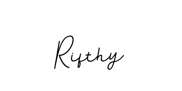 BallpointsItalic-DORy9 is a professional signature style that is perfect for those who want to add a touch of class to their signature. It is also a great choice for those who want to make their signature more unique. Get Rifthy name to fancy signature for free. Rifthy signature style 11 images and pictures png