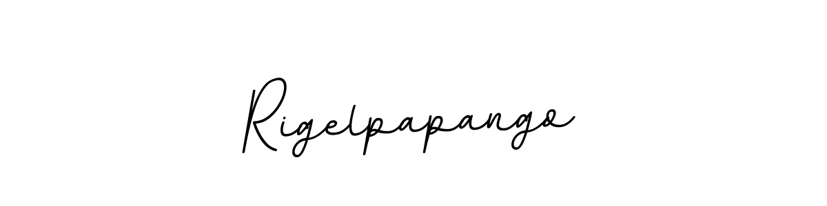 Make a beautiful signature design for name Rigelpapango. With this signature (BallpointsItalic-DORy9) style, you can create a handwritten signature for free. Rigelpapango signature style 11 images and pictures png