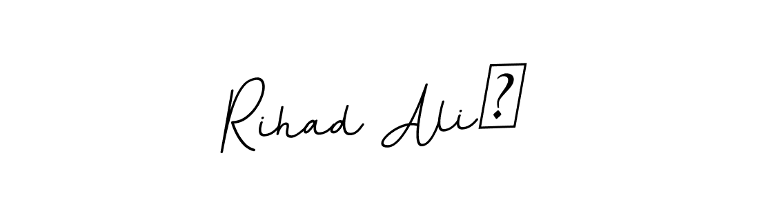 You should practise on your own different ways (BallpointsItalic-DORy9) to write your name (Rihad Alić) in signature. don't let someone else do it for you. Rihad Alić signature style 11 images and pictures png