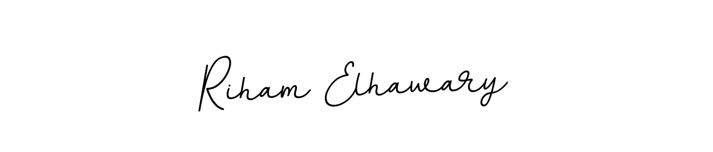 How to make Riham Elhawary signature? BallpointsItalic-DORy9 is a professional autograph style. Create handwritten signature for Riham Elhawary name. Riham Elhawary signature style 11 images and pictures png