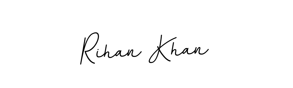 BallpointsItalic-DORy9 is a professional signature style that is perfect for those who want to add a touch of class to their signature. It is also a great choice for those who want to make their signature more unique. Get Rihan Khan name to fancy signature for free. Rihan Khan signature style 11 images and pictures png