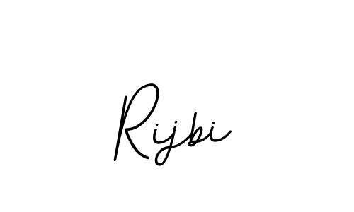 Rijbi stylish signature style. Best Handwritten Sign (BallpointsItalic-DORy9) for my name. Handwritten Signature Collection Ideas for my name Rijbi. Rijbi signature style 11 images and pictures png