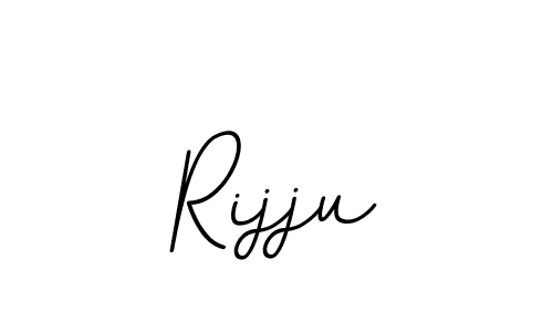 How to make Rijju name signature. Use BallpointsItalic-DORy9 style for creating short signs online. This is the latest handwritten sign. Rijju signature style 11 images and pictures png