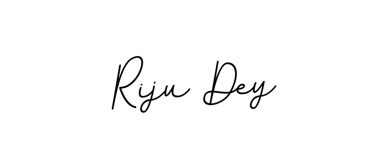 How to make Riju Dey name signature. Use BallpointsItalic-DORy9 style for creating short signs online. This is the latest handwritten sign. Riju Dey signature style 11 images and pictures png