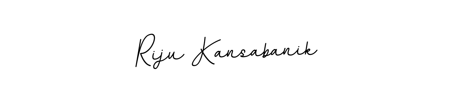 How to make Riju Kansabanik signature? BallpointsItalic-DORy9 is a professional autograph style. Create handwritten signature for Riju Kansabanik name. Riju Kansabanik signature style 11 images and pictures png