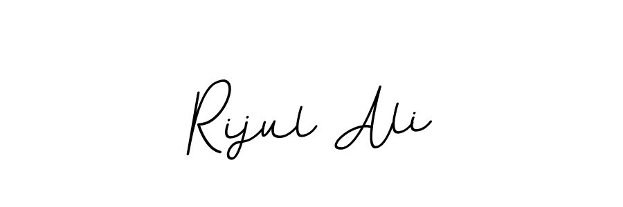 Make a beautiful signature design for name Rijul Ali. With this signature (BallpointsItalic-DORy9) style, you can create a handwritten signature for free. Rijul Ali signature style 11 images and pictures png