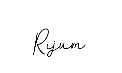 Use a signature maker to create a handwritten signature online. With this signature software, you can design (BallpointsItalic-DORy9) your own signature for name Rijum. Rijum signature style 11 images and pictures png