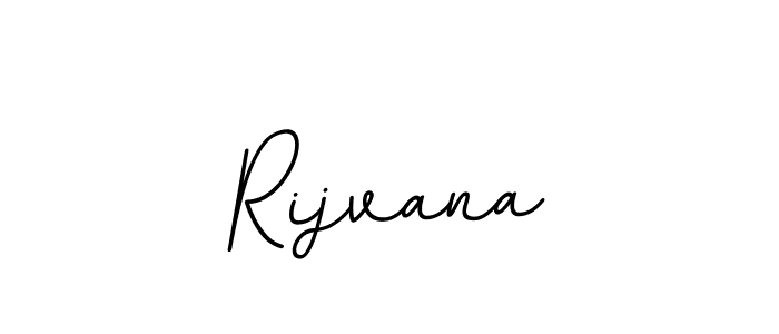 How to make Rijvana name signature. Use BallpointsItalic-DORy9 style for creating short signs online. This is the latest handwritten sign. Rijvana signature style 11 images and pictures png
