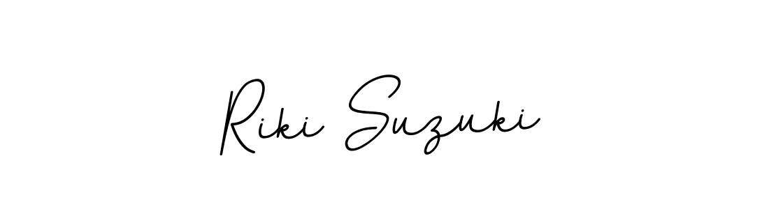 Design your own signature with our free online signature maker. With this signature software, you can create a handwritten (BallpointsItalic-DORy9) signature for name Riki Suzuki. Riki Suzuki signature style 11 images and pictures png