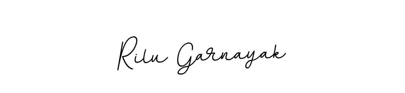 Make a beautiful signature design for name Rilu Garnayak. With this signature (BallpointsItalic-DORy9) style, you can create a handwritten signature for free. Rilu Garnayak signature style 11 images and pictures png
