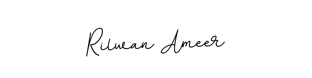 Also we have Rilwan Ameer name is the best signature style. Create professional handwritten signature collection using BallpointsItalic-DORy9 autograph style. Rilwan Ameer signature style 11 images and pictures png