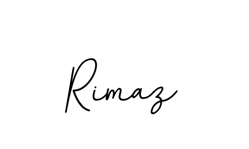 Design your own signature with our free online signature maker. With this signature software, you can create a handwritten (BallpointsItalic-DORy9) signature for name Rimaz. Rimaz signature style 11 images and pictures png