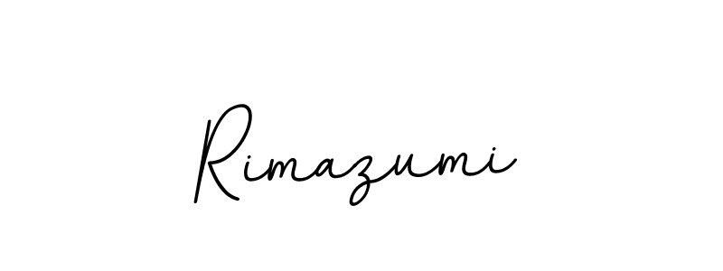 Design your own signature with our free online signature maker. With this signature software, you can create a handwritten (BallpointsItalic-DORy9) signature for name Rimazumi. Rimazumi signature style 11 images and pictures png