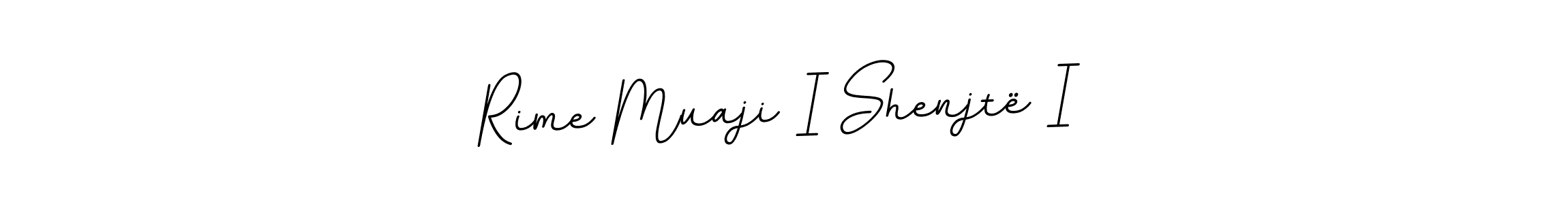 Rime Muaji I Shenjtë I stylish signature style. Best Handwritten Sign (BallpointsItalic-DORy9) for my name. Handwritten Signature Collection Ideas for my name Rime Muaji I Shenjtë I. Rime Muaji I Shenjtë I signature style 11 images and pictures png