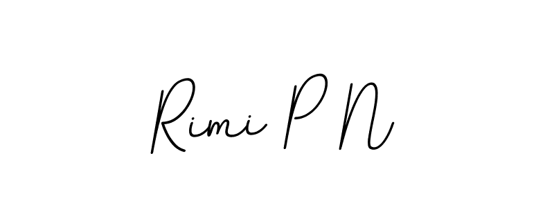 Create a beautiful signature design for name Rimi P N. With this signature (BallpointsItalic-DORy9) fonts, you can make a handwritten signature for free. Rimi P N signature style 11 images and pictures png