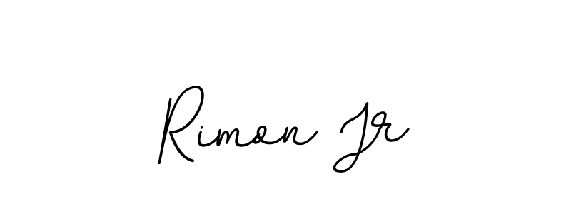 Design your own signature with our free online signature maker. With this signature software, you can create a handwritten (BallpointsItalic-DORy9) signature for name Rimon Jr. Rimon Jr signature style 11 images and pictures png