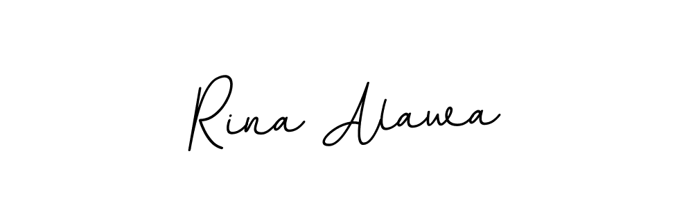 It looks lik you need a new signature style for name Rina Alawa. Design unique handwritten (BallpointsItalic-DORy9) signature with our free signature maker in just a few clicks. Rina Alawa signature style 11 images and pictures png