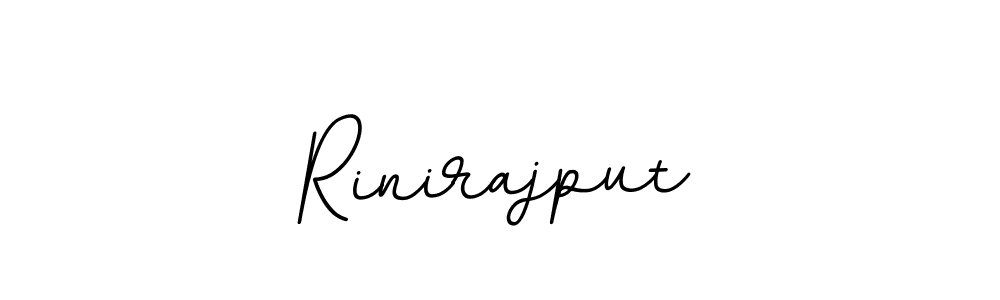 How to make Rinirajput signature? BallpointsItalic-DORy9 is a professional autograph style. Create handwritten signature for Rinirajput name. Rinirajput signature style 11 images and pictures png