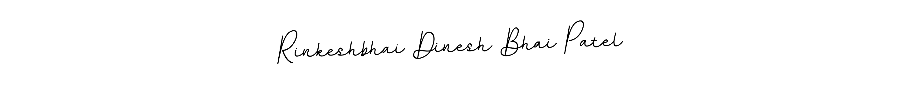 Rinkeshbhai Dinesh Bhai Patel stylish signature style. Best Handwritten Sign (BallpointsItalic-DORy9) for my name. Handwritten Signature Collection Ideas for my name Rinkeshbhai Dinesh Bhai Patel. Rinkeshbhai Dinesh Bhai Patel signature style 11 images and pictures png