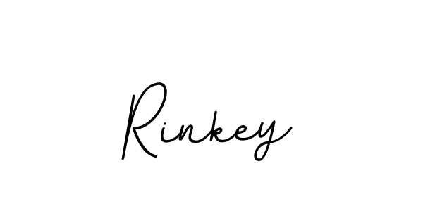 Design your own signature with our free online signature maker. With this signature software, you can create a handwritten (BallpointsItalic-DORy9) signature for name Rinkey. Rinkey signature style 11 images and pictures png