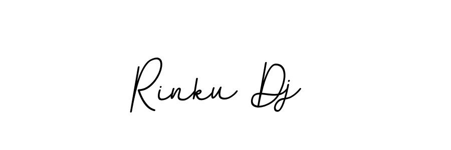 Make a beautiful signature design for name Rinku Dj . With this signature (BallpointsItalic-DORy9) style, you can create a handwritten signature for free. Rinku Dj  signature style 11 images and pictures png