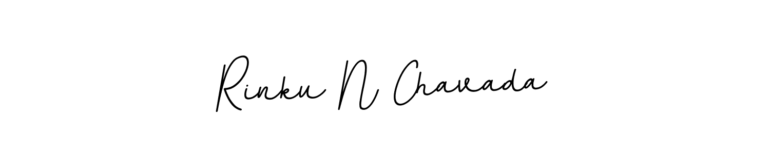 The best way (BallpointsItalic-DORy9) to make a short signature is to pick only two or three words in your name. The name Rinku N Chavada include a total of six letters. For converting this name. Rinku N Chavada signature style 11 images and pictures png