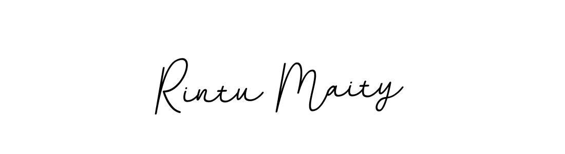The best way (BallpointsItalic-DORy9) to make a short signature is to pick only two or three words in your name. The name Rintu Maity include a total of six letters. For converting this name. Rintu Maity signature style 11 images and pictures png